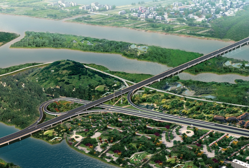 武汉经济开发区军山第二大道项目 通顺河大桥